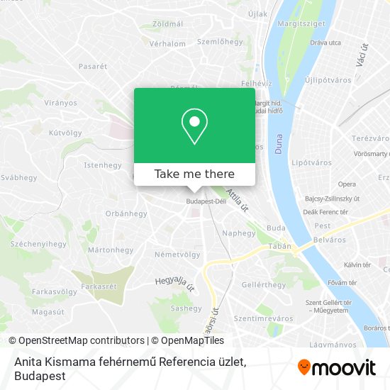 Anita Kismama fehérnemű Referencia üzlet map