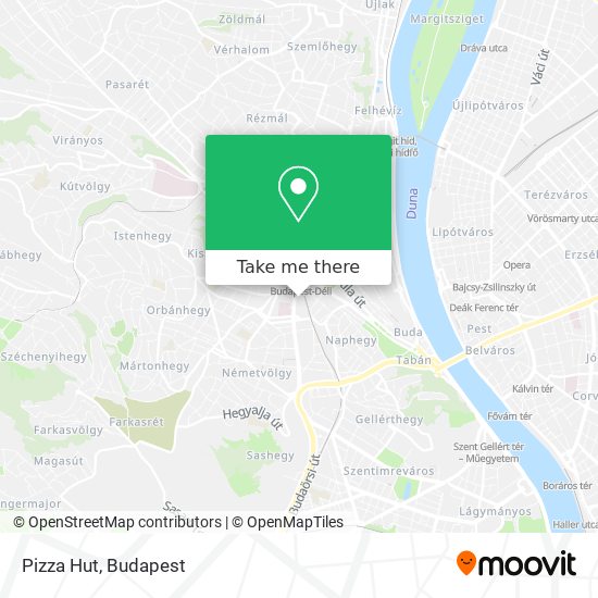 Pizza Hut map