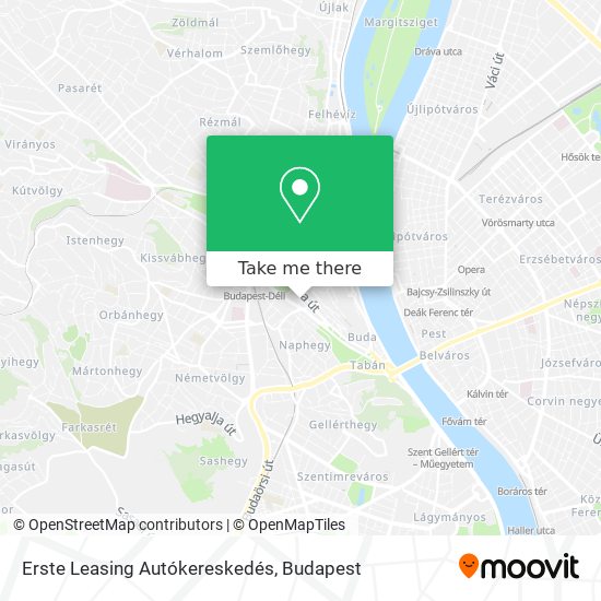 Erste Leasing Autókereskedés map