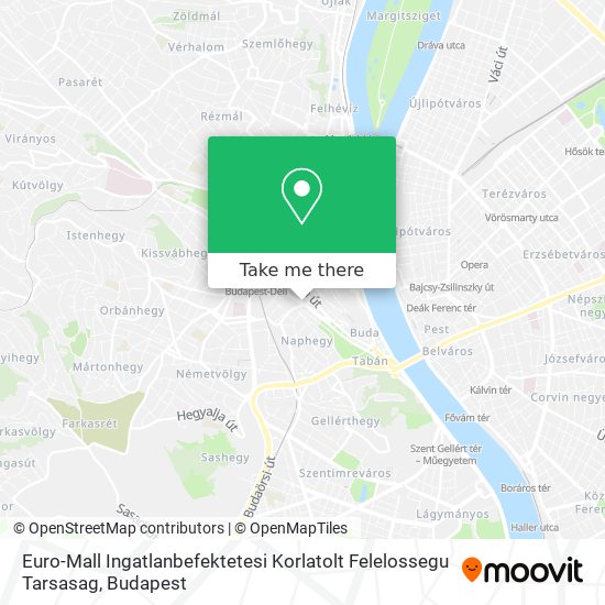 Euro-Mall Ingatlanbefektetesi Korlatolt Felelossegu Tarsasag map