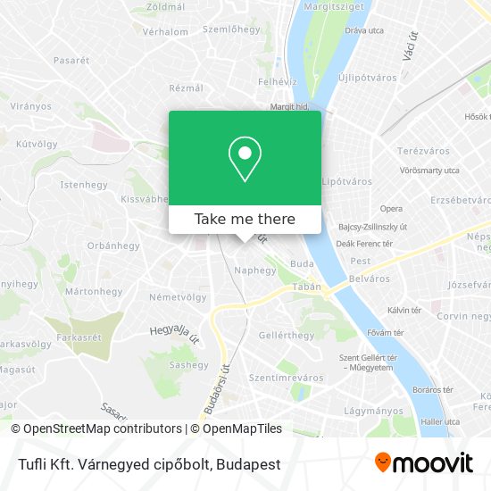 Tufli Kft. Várnegyed cipőbolt map