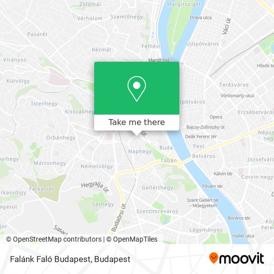 Falánk Faló Budapest map