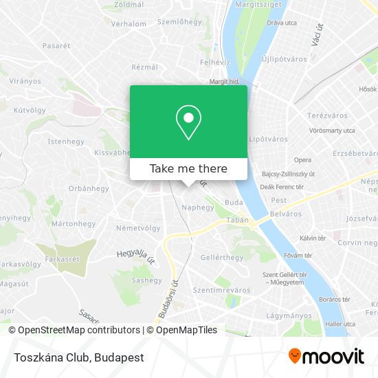 Toszkána Club map