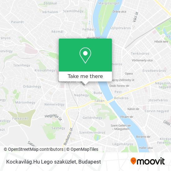 Kockavilág.Hu Lego szaküzlet map