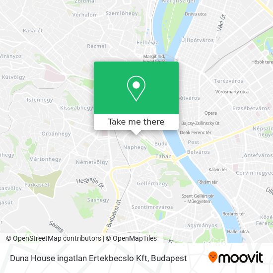 Duna House ingatlan Ertekbecslo Kft map