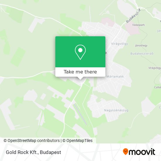 Gold Rock Kft. map