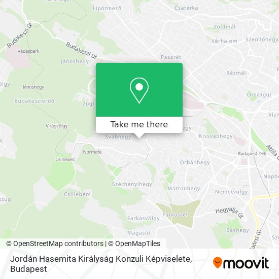 Jordán Hasemita Királyság Konzuli Képviselete map