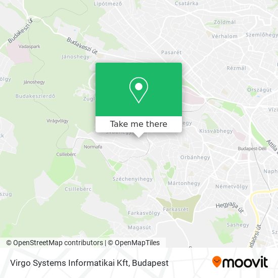 Virgo Systems Informatikai Kft map