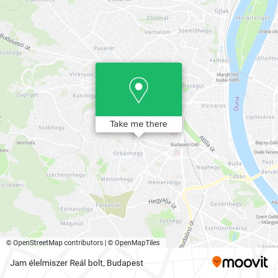 Jam élelmiszer Reál bolt map