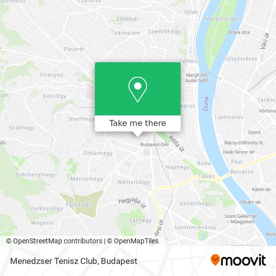 Menedzser Tenisz Club map