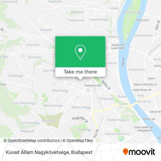 Kuvait Állam Nagykövetsége map