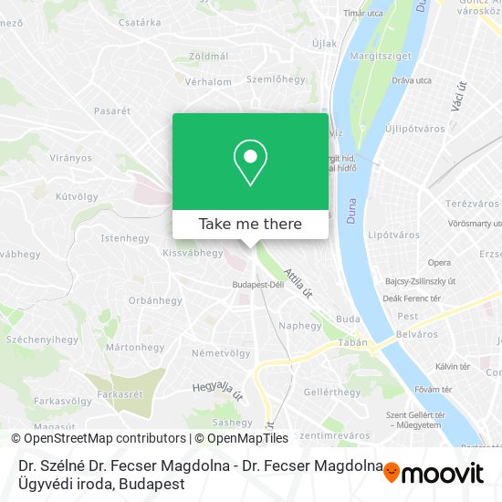 Dr. Szélné Dr. Fecser Magdolna - Dr. Fecser Magdolna Ügyvédi iroda map