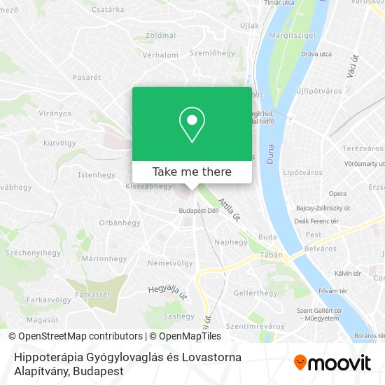 Hippoterápia Gyógylovaglás és Lovastorna Alapítvány map