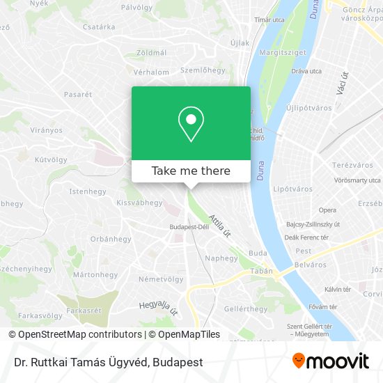 Dr. Ruttkai Tamás Ügyvéd map