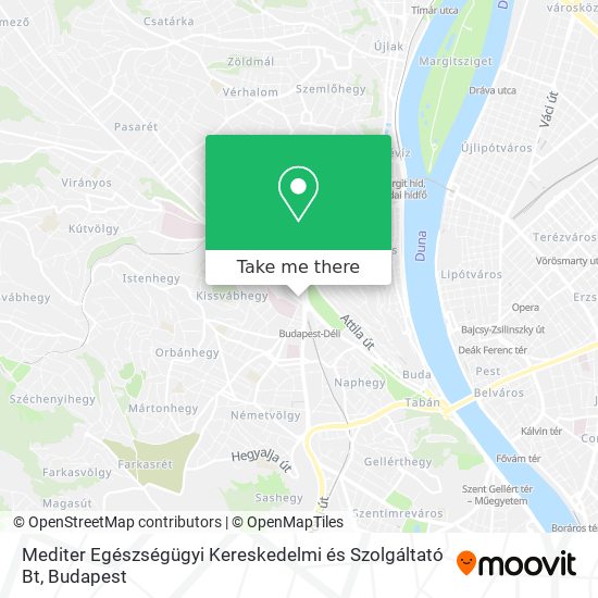 Mediter Egészségügyi Kereskedelmi és Szolgáltató Bt map