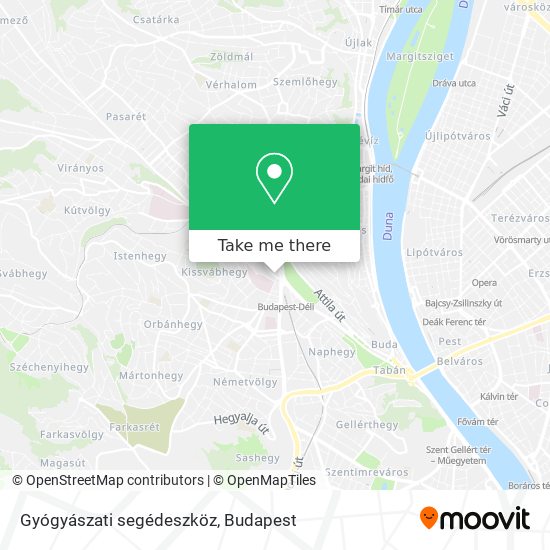 Gyógyászati segédeszköz map