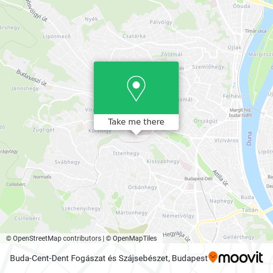 Buda-Cent-Dent Fogászat és Szájsebészet map