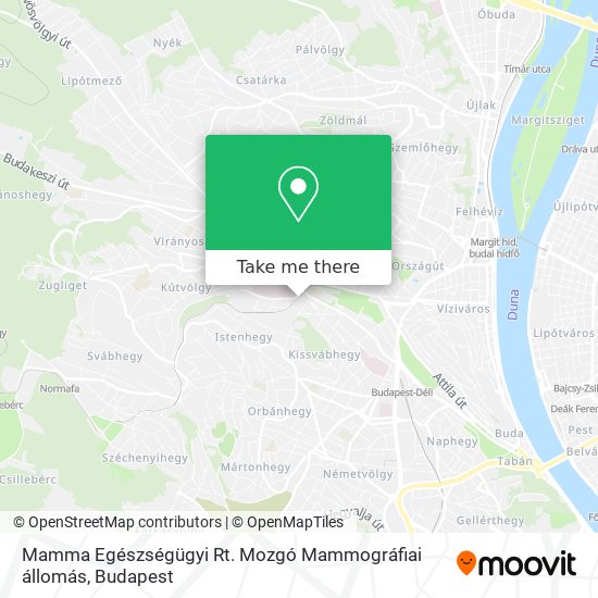 Mamma Egészségügyi Rt. Mozgó Mammográfiai állomás map