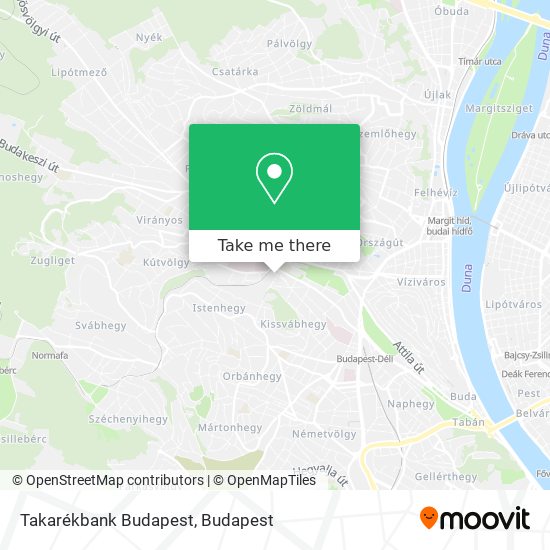 Takarékbank Budapest map