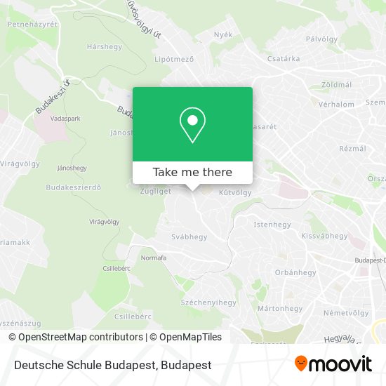 Deutsche Schule Budapest map