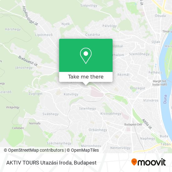 AKTIV TOURS Utazási Iroda map
