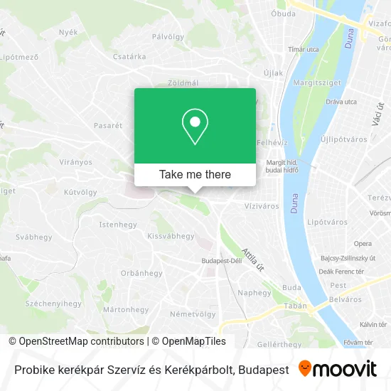 Probike kerékpár Szervíz és Kerékpárbolt map