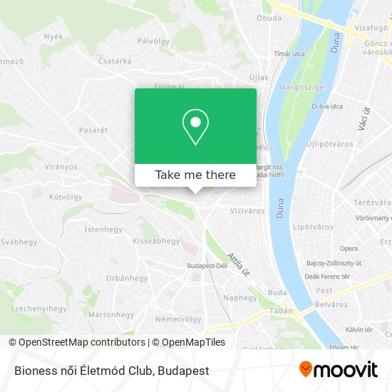 Bioness női Életmód Club map