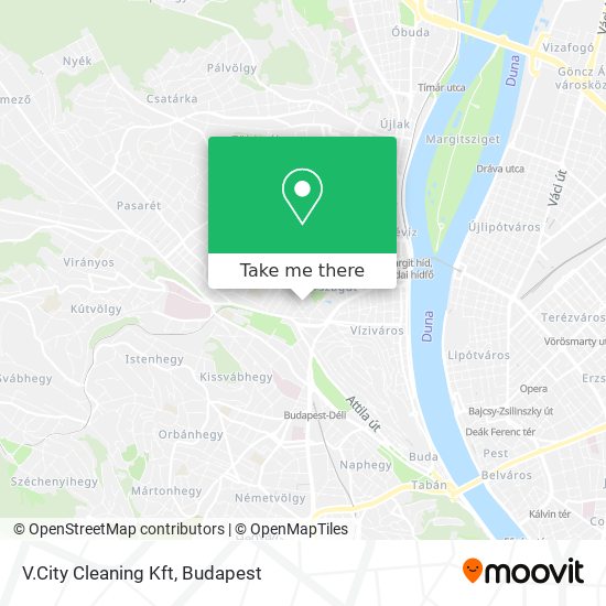 V.City Cleaning Kft map