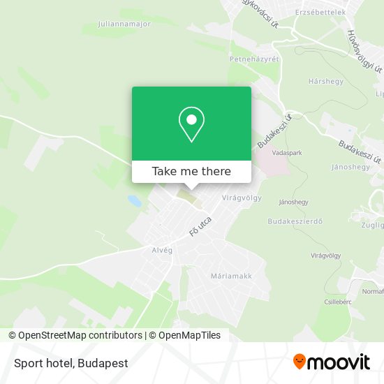 Sport hotel map