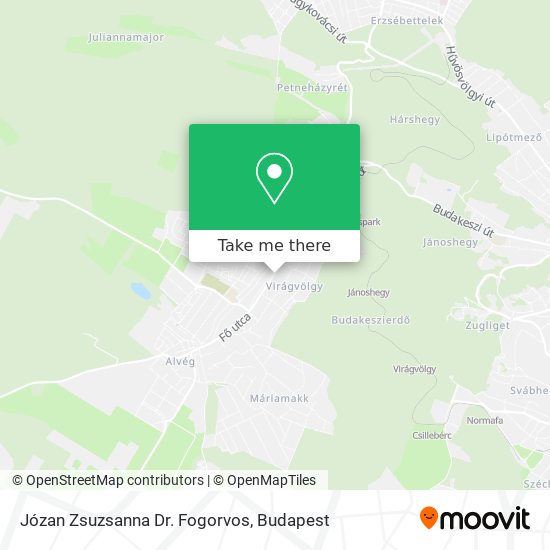 Józan Zsuzsanna Dr. Fogorvos map