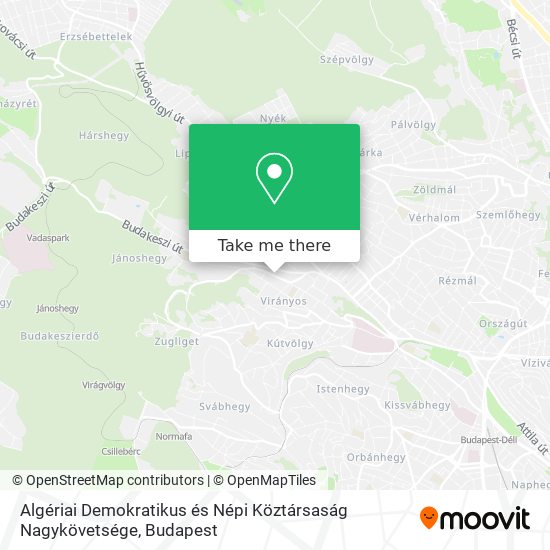 Algériai Demokratikus és Népi Köztársaság Nagykövetsége map