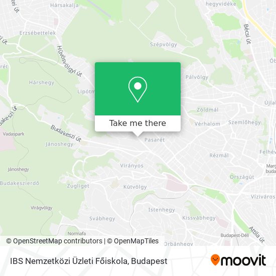 IBS Nemzetközi Üzleti Főiskola map