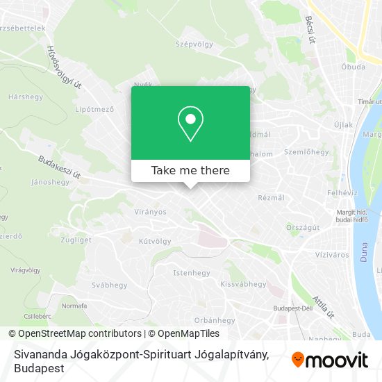 Sivananda Jógaközpont-Spirituart Jógalapítvány map