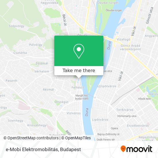 e-Mobi Elektromobilitás map