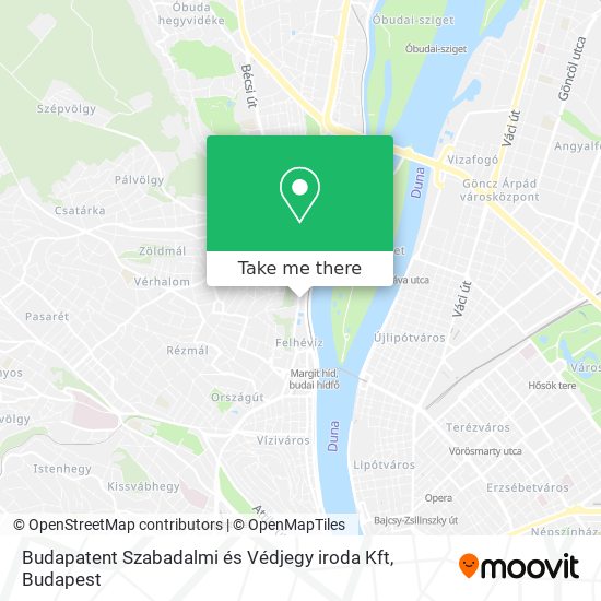 Budapatent Szabadalmi és Védjegy iroda Kft map