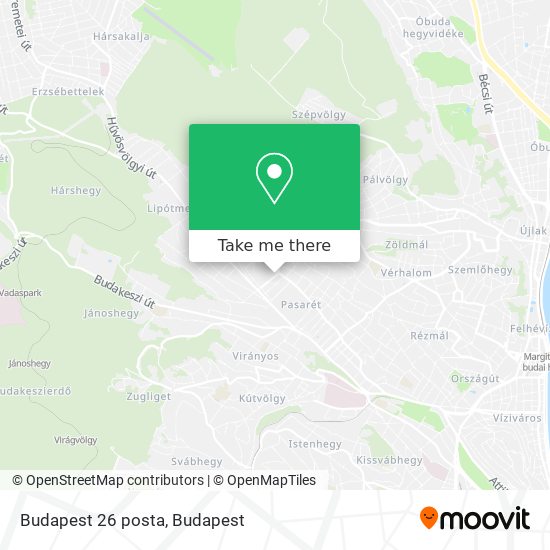 Budapest 26 posta map