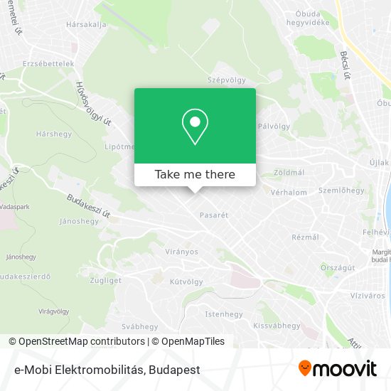 e-Mobi Elektromobilitás map