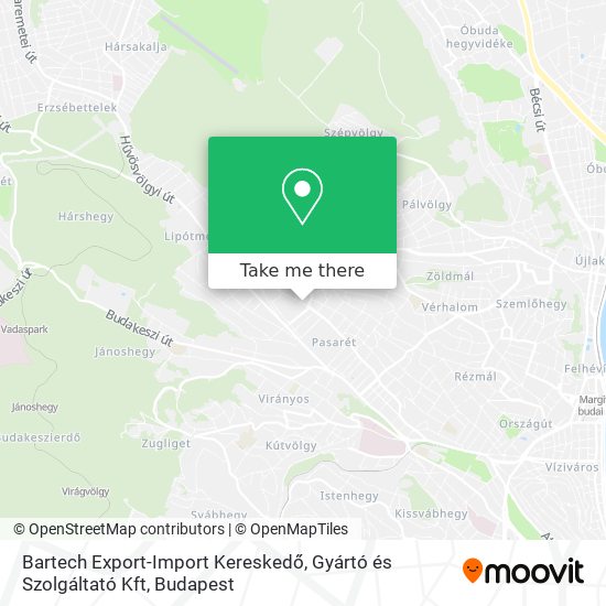 Bartech Export-Import Kereskedő, Gyártó és Szolgáltató Kft map