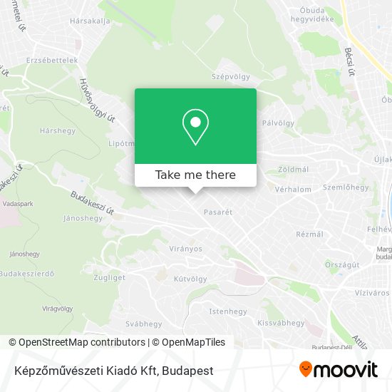 Képzőművészeti Kiadó Kft map