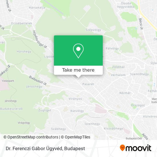 Dr. Ferenczi Gábor Ügyvéd map