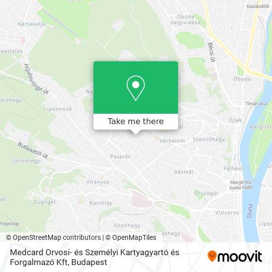 Medcard Orvosi- és Személyi Kartyagyartó és Forgalmazó Kft map