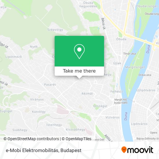 e-Mobi Elektromobilitás map