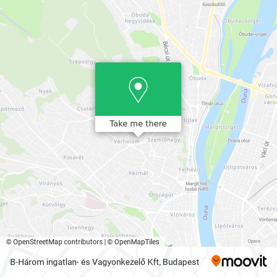 B-Három ingatlan- és Vagyonkezelő Kft map