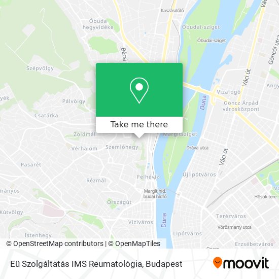 Eü Szolgáltatás IMS Reumatológia map