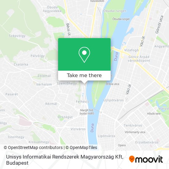 Unisys Informatikai Rendszerek Magyarország Kft map