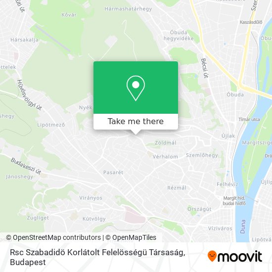 Rsc Szabadidö Korlátolt Felelösségü Társaság map