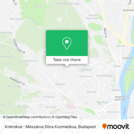 Krémikus - Mészáros Dóra Kozmetikus map