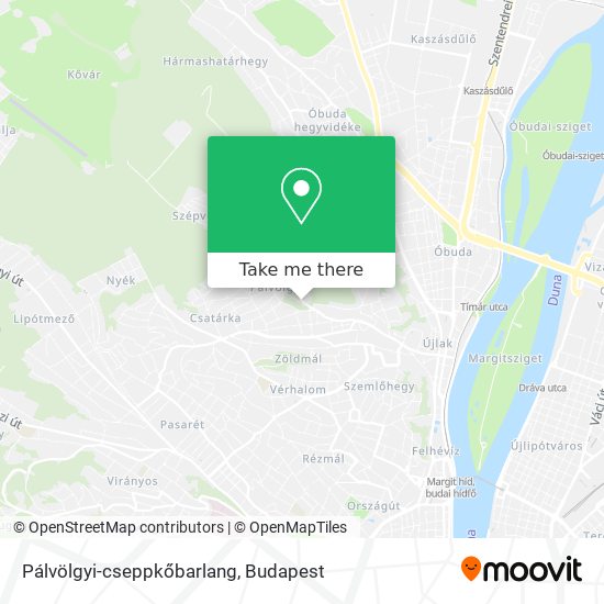 Pálvölgyi-cseppkőbarlang map