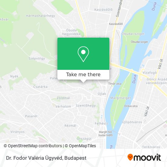 Dr. Fodor Valéria Ügyvéd map