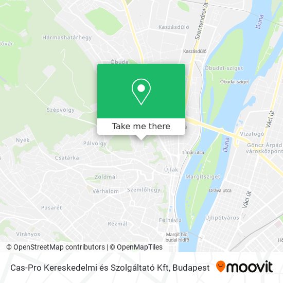 Cas-Pro Kereskedelmi és Szolgáltató Kft map